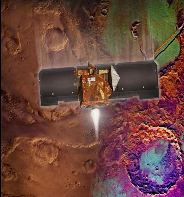 Imagem da 2001 Mars Odyssey