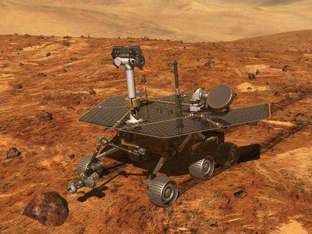 Imagem do Mars Exploration Rover